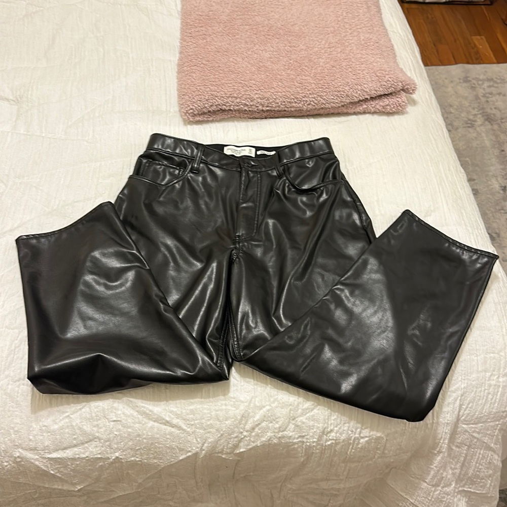 Abercrombie Vegan Leather Pants